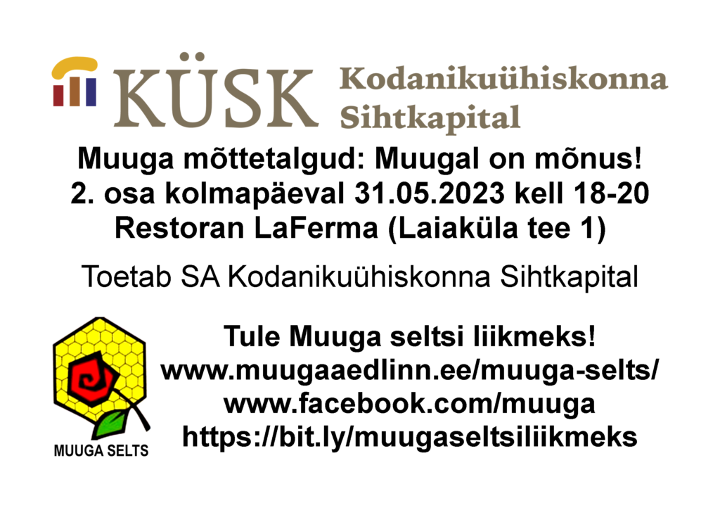 Muuga mõttetalgud: Muugal on mõnus!