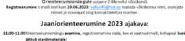 jaaniorienteerumine